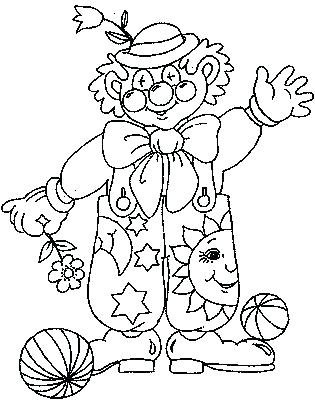 Girl Clown Coloring Pages at GetDrawings | Free download