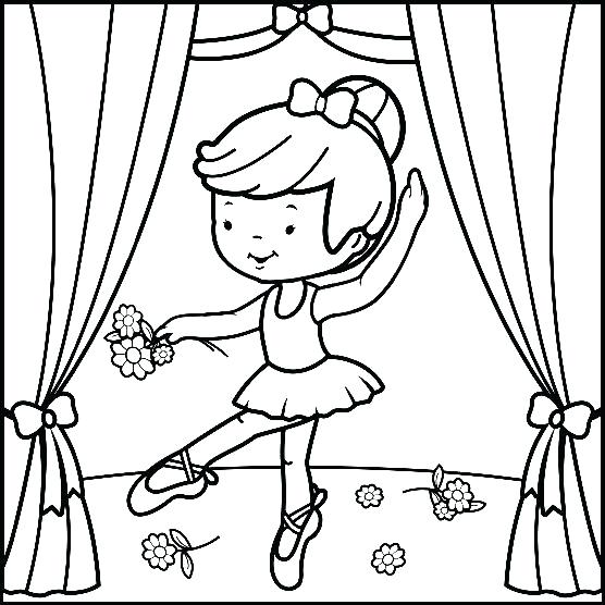 556x556 Coloring Pages Ballerina Free Ballerina Coloring Pages Girl