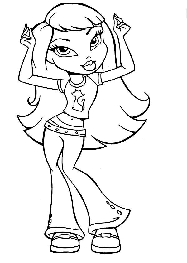 600x840 Girl Club Dance Coloring Page Coloring Sun