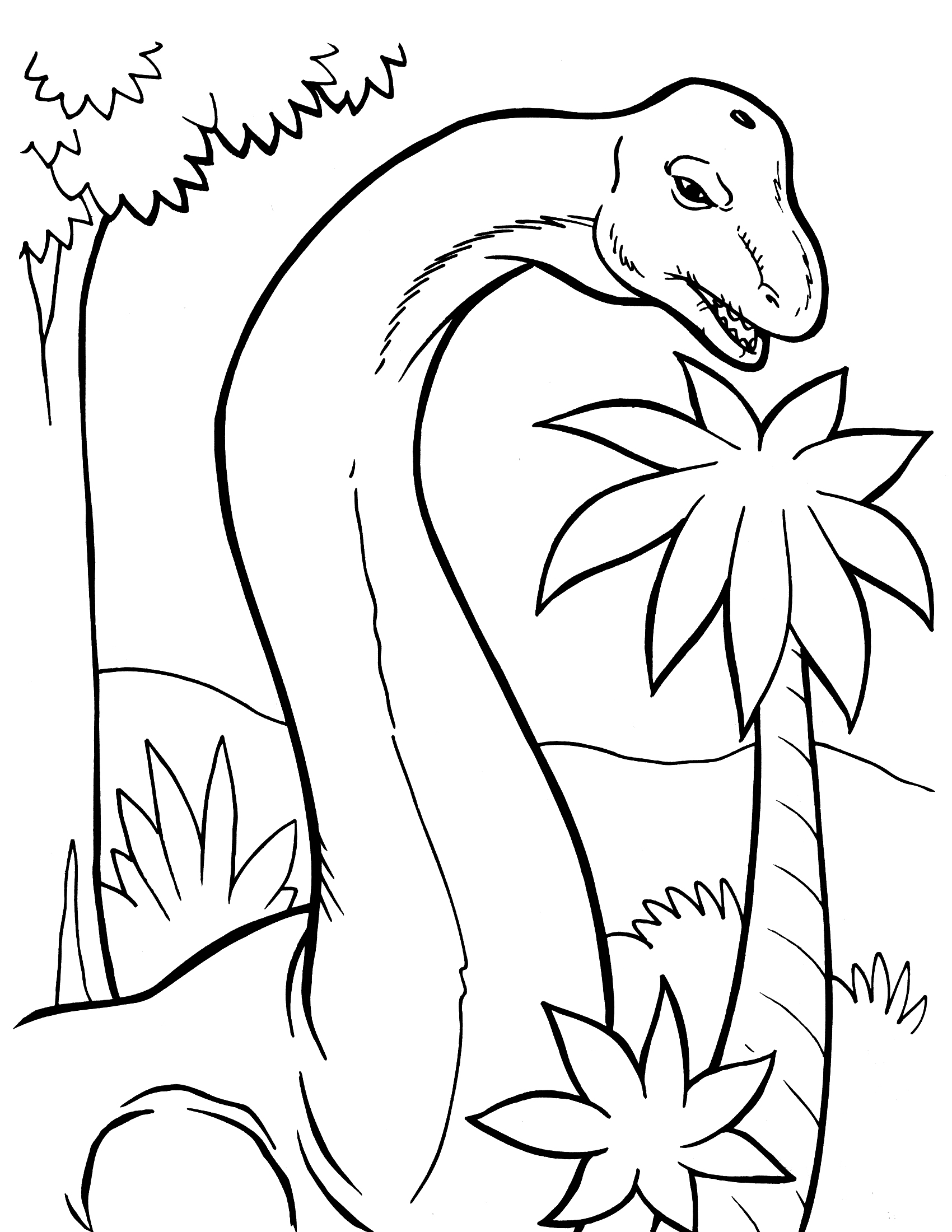 1700x2200 Dinosaur Coloring Pages