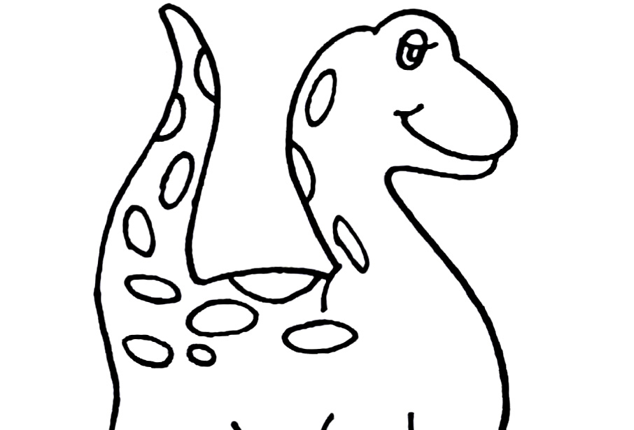 906x615 Dinosaur Coloring Pages For Kids