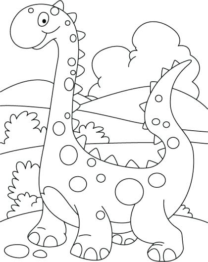 420x529 Good Dinosaur Coloring Pages Pdf Dinosaurs Colouring Book Best