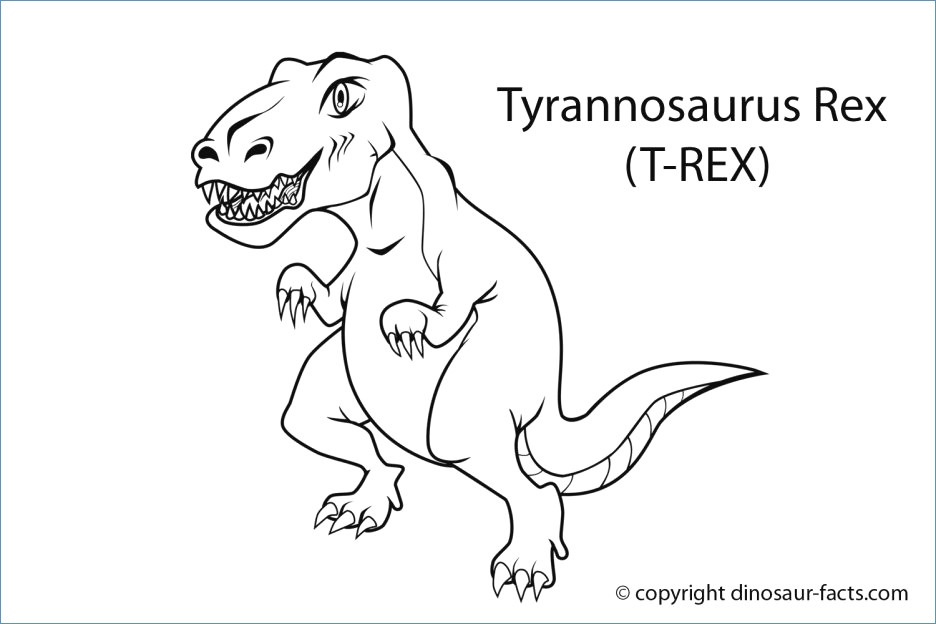 936x624 Tyrannosaurus Rex Dinosaur Coloring Pages