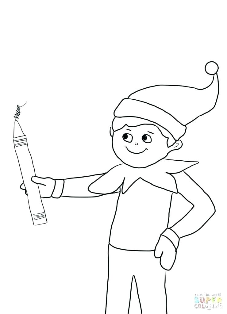 740x1024 Elf On The Shelf Coloring Book Plus Elf On Shelf Coloring Pages