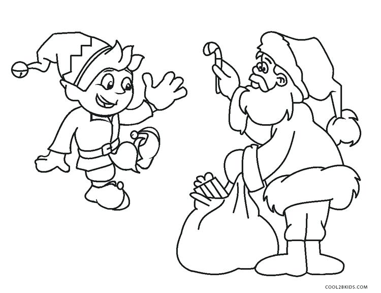 750x576 Elf Coloring Pages Cheerful Elf Coloring Page Elf On The Shelf