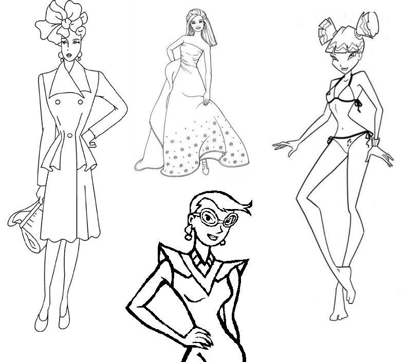 792x705 Coloring Pages For Teens Fashion Page Image Clipart Images