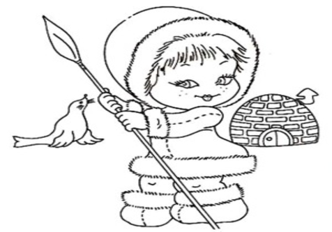 476x333 Eskimos Cartoon Pictures Coloring Pages Page Image Clipart Images