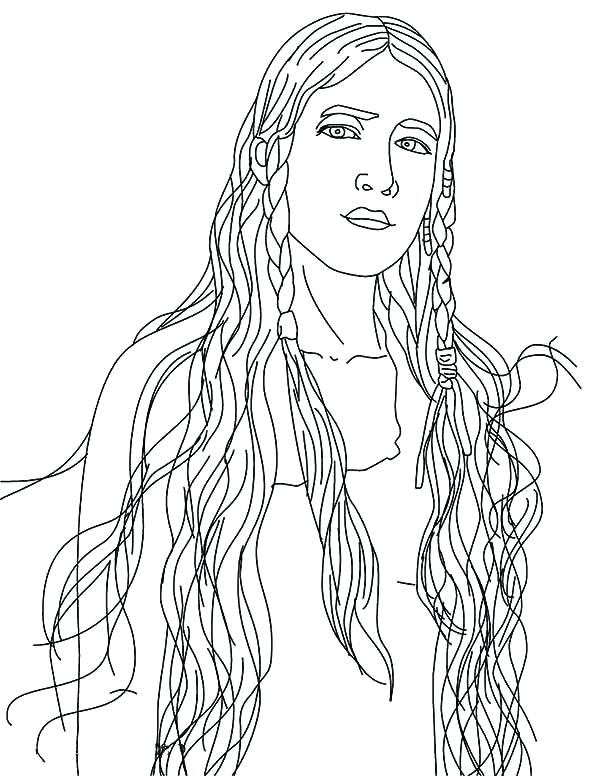 600x776 Native American Coloring Pages Printable Coloring Page Of Native