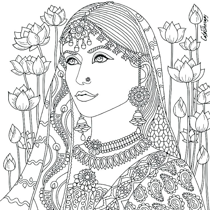 736x736 India Coloring Pages