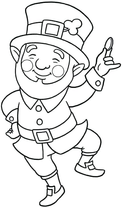 428x726 Leprechaun Coloring Pages Printable Leprechaun Coloring Pages Cute