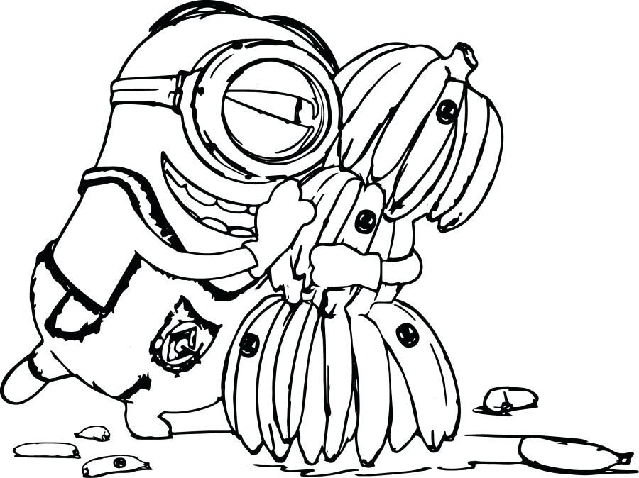 900x674 Little Girl Minion Coloring Pages Printable Little Girl