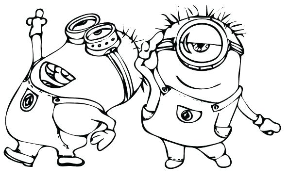 Girl Minion Coloring Page at GetDrawings | Free download