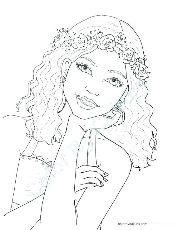 570x738 Printable Girl Coloring Pages Coloring Pages Girls Names Printable