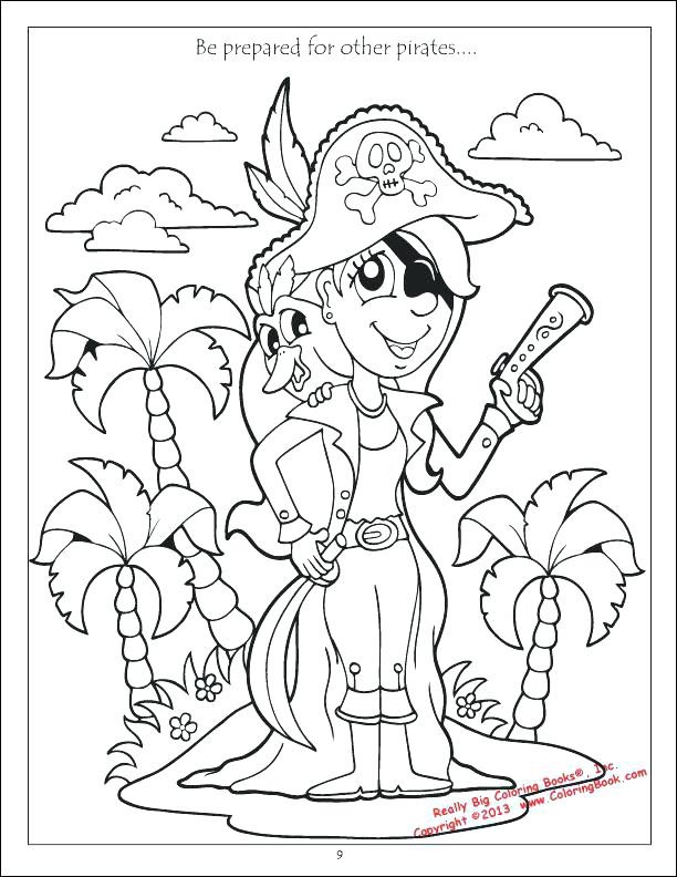 612x792 Pirate Coloring Girl Pirate Coloring Pages Downloadctings