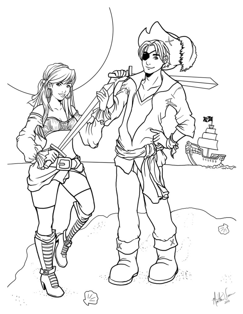 786x1017 Pirate Coloring Pages