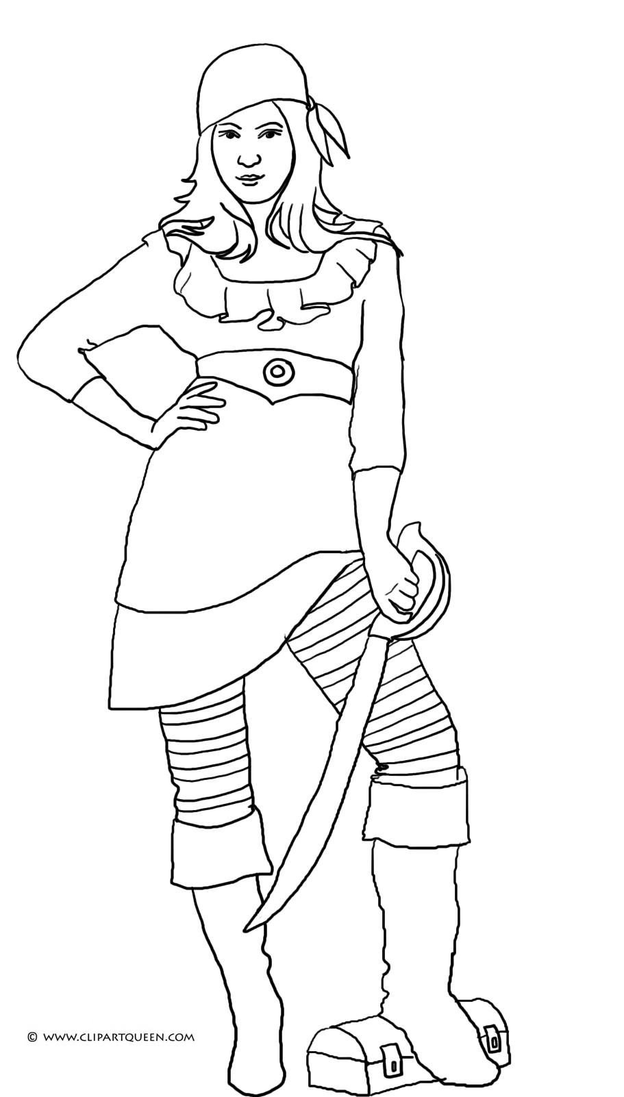 911x1602 Girl Pirate Coloring Pages Arilitv Girl Pirate Coloring Pages Girl