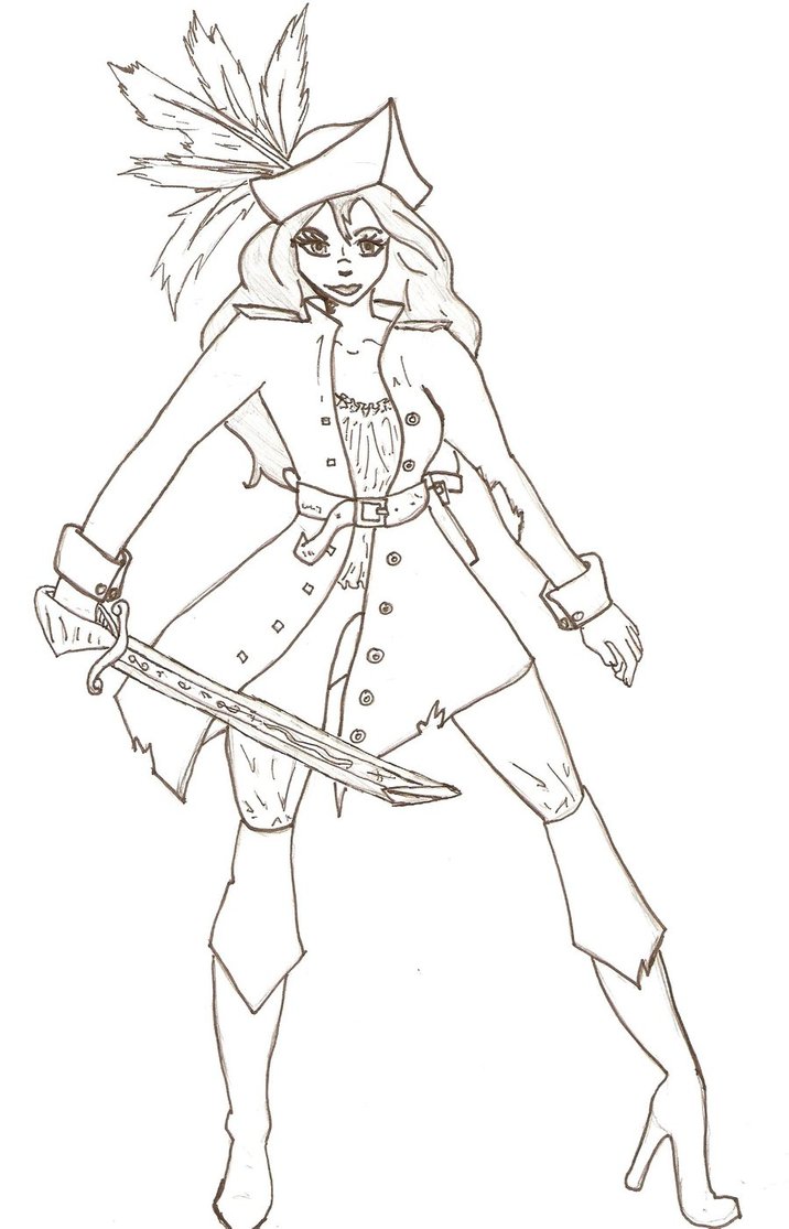 716x1115 Girl Pirate Coloring Pages Inspiring Bridal Shower Ideas Girl