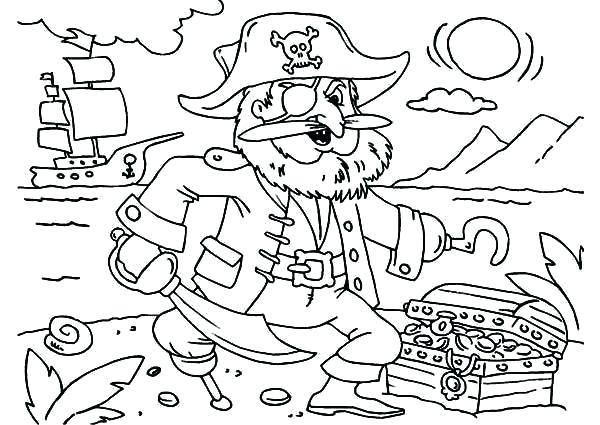 600x425 Free Pirate Coloring Pages Free Pirate Coloring Pages Free Girl