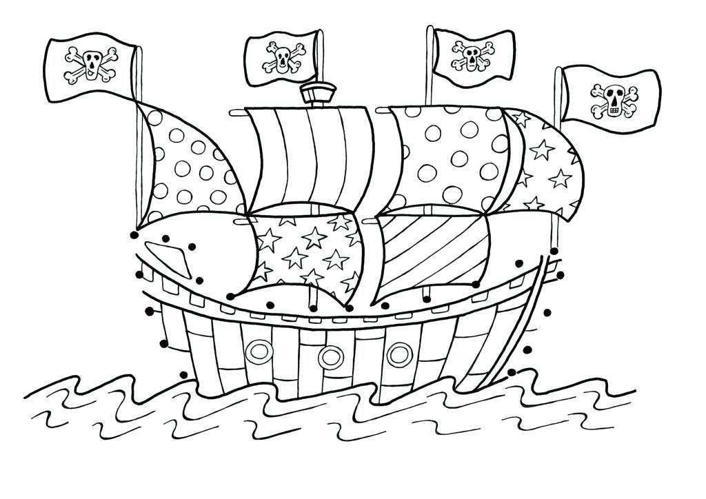 1024x724 Free Pirate Coloring Pages Free Printable Pirate Coloring Pages