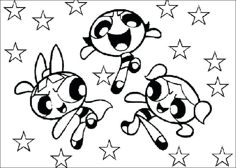 794x567 Powerpuff Girl Coloring Pages Power Puff Girls Coloring Page Girl