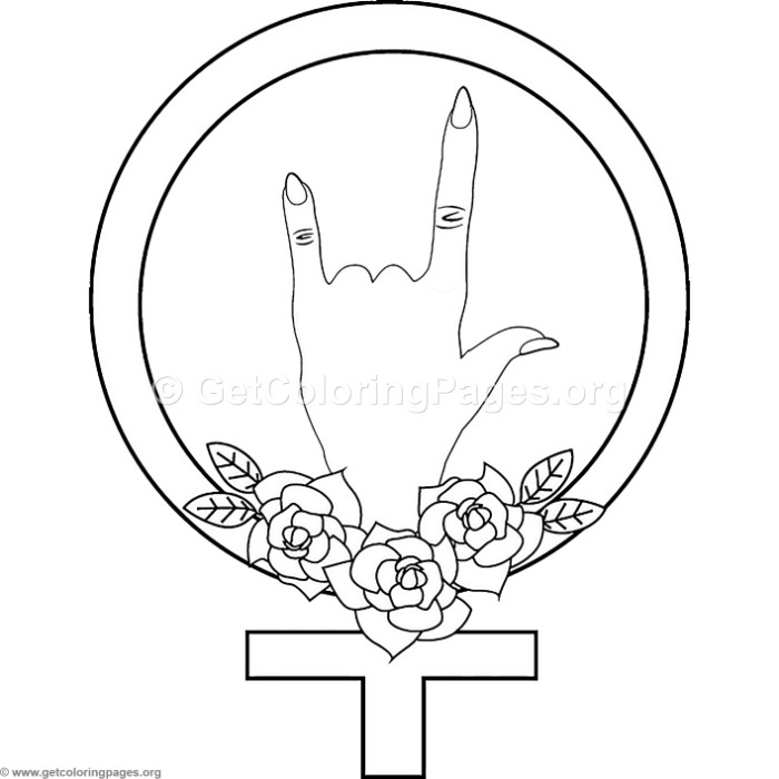 700x700 Girl Power Coloring Pages