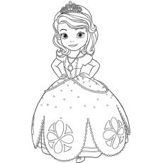 230x230 Top Disney Princess Coloring Pages For Your Little Girl