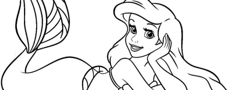 851x315 Princess Coloring Pages For Girls Timykids