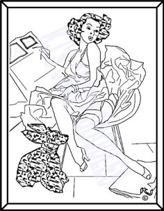 236x304 Pin Up Girl With Guitar