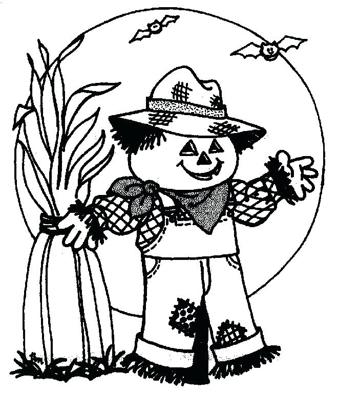 660x772 Scarecrow Coloring Pages Girl Scarecrow Coloring Pages Scarecrow