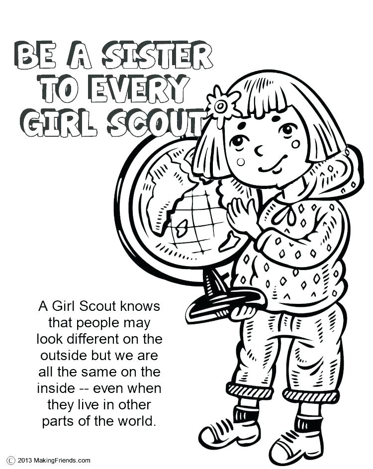 750x943 Daisy Scout Coloring Pages Girl Scout Daisy Coloring Page Brownie