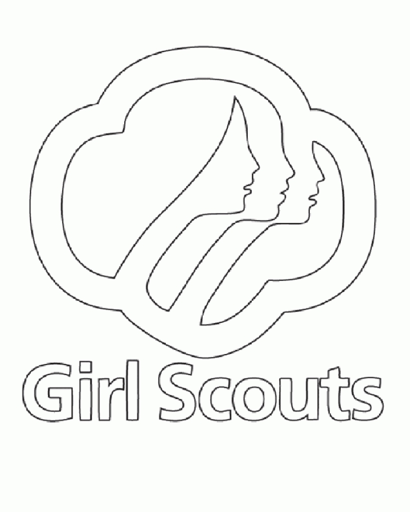 819x1024 Girl Scout Cookie Coloring Pages