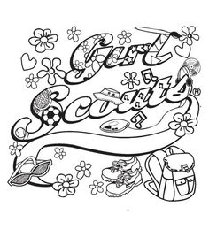 236x277 Girl Scout Brownie Clip Art Coloring Sheets Cookie Daisy Scout