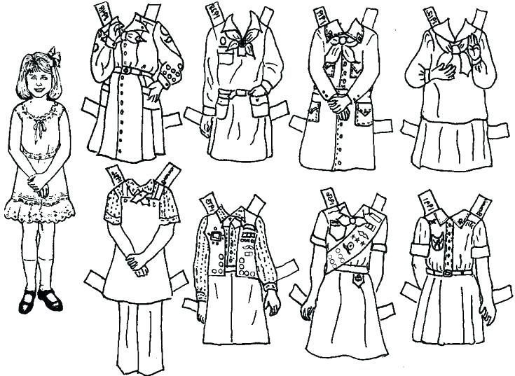 735x537 Scout Coloring Pages Coloring Pages For Girl Scouts Girl Scout