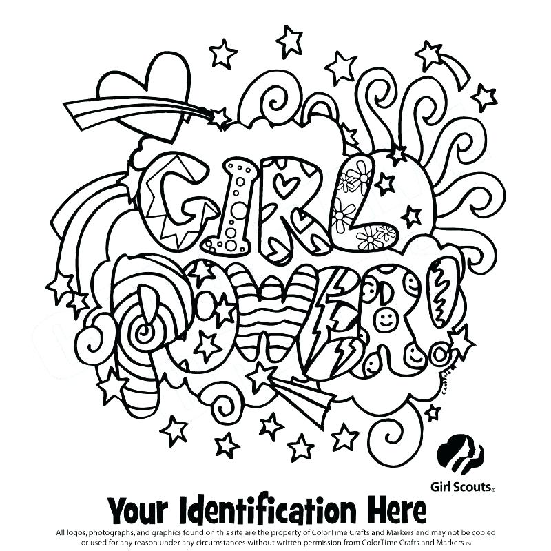 Free Printable Girl Scout Coloring Pages At Getdrawings Free Download