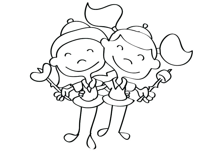 800x652 Girl Scout Law And Promise Coloring Pages Page Printable For Sc