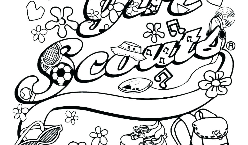 1024x600 Cookie Coloring Pages Daisy Girl Scout Coloring Pages To Print