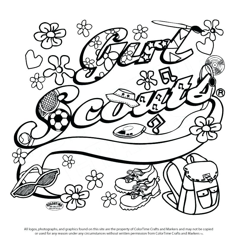 800x800 Cookie Coloring Page Girl Scout Cookie Coloring Pages Free