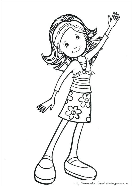 567x794 Coloring Pages Of Girls