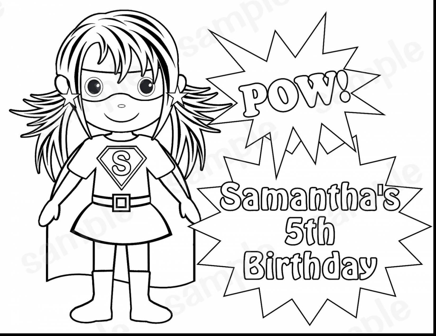1650x1274 Fresh Coloring Pages Girl Superhero