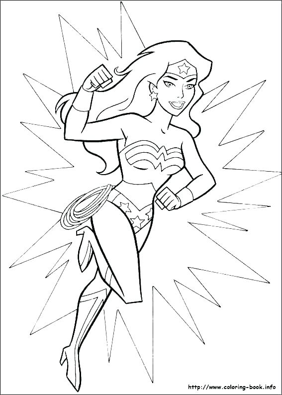 567x794 Superhero Coloring Page Superhero Coloring Page Little Girl