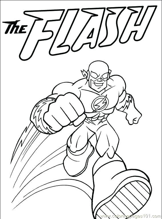 567x765 Dc Super Heroes Coloring Pages The Flash Dc Super Heroes Coloring