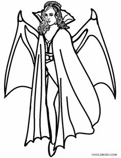 236x310 Printable Vampire Coloring Pages For Kids Holiday