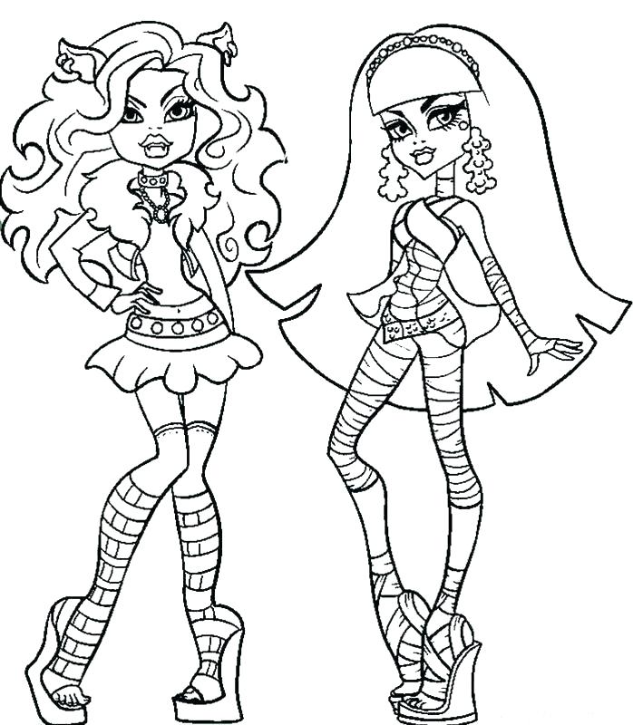 698x800 Coloring Monster High Monster High Coloring Book Or Coloring
