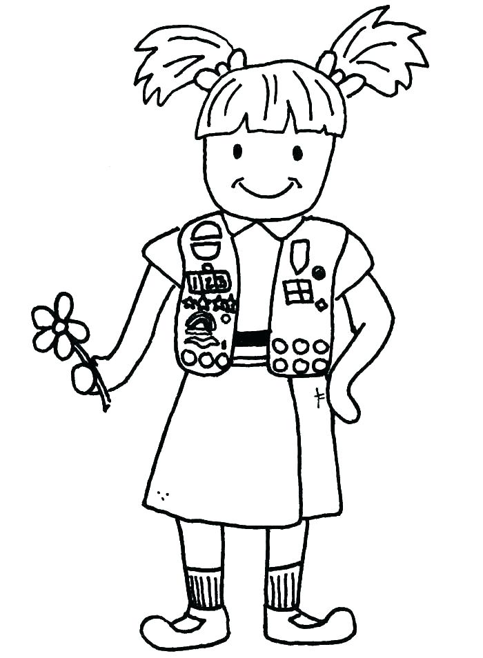 700x954 Girl Scout Cookie Coloring Pages