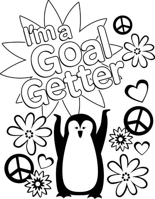 500x644 I Am A Goal Setter Coloring Sheet Girl Scouts Cookie Goals