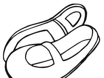 Girls Shoes Coloring Pages