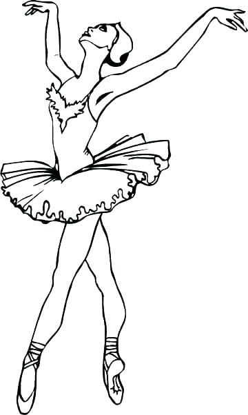 360x602 Pointe Shoes Coloring Pages Ballet Coloring Pages And Coloring