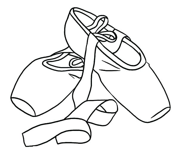 600x523 Shoes Coloring Pages Dirty Ballerina Shoes Coloring Pages Nike