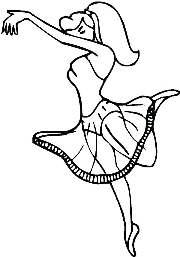 600x855 Ballet Coloring Pages Girl Ballerina Coloring Pages Ballerina
