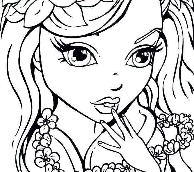 678x600 American Girl Coloring Pages Printable Free Girly Girls Name